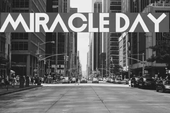 Miracle Day Font examples