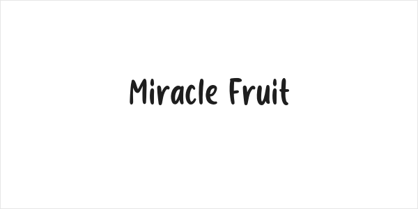 Miracle Fruit Logo
