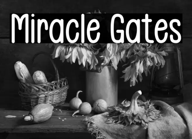 Miracle Gates خط examples