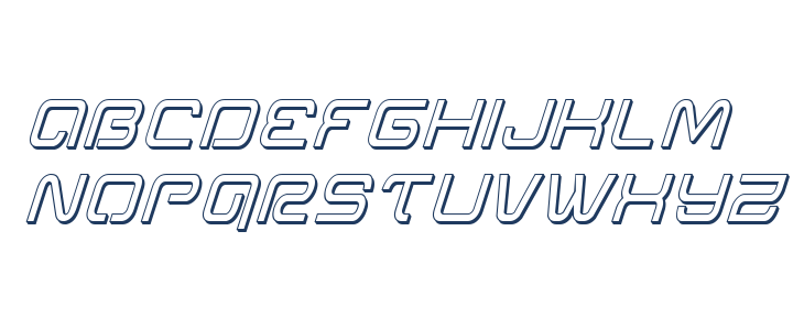 Miracle Mercury 3D Italic Lowercase