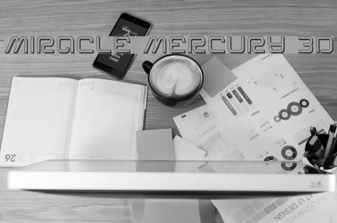 Miracle Mercury 3D Font examples