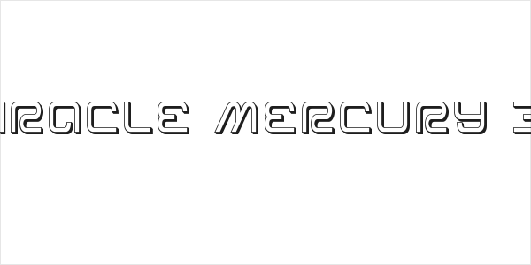 Miracle Mercury 3D Logo