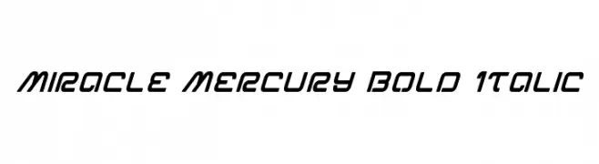 Miracle Mercury Bold Italic  baixar fontes gratis