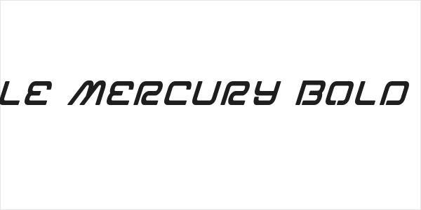 Miracle Mercury Bold Italic Logo