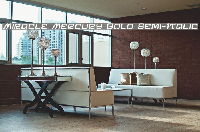 Miracle Mercury Bold Semi-Italic Example 1