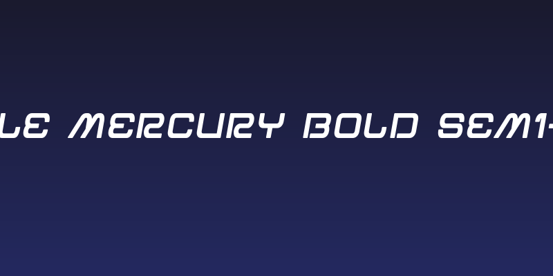 Miracle Mercury Bold Semi-Italic Social Header