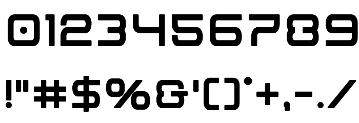 Miracle Mercury Bold Font OTHER CHARS