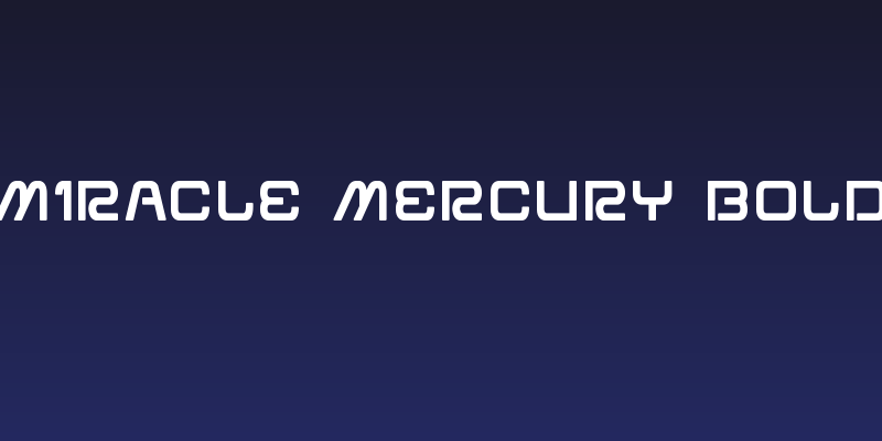 Miracle Mercury Bold Social Header