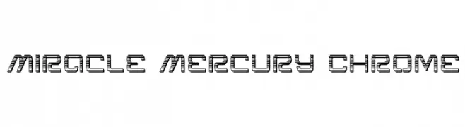 Miracle Mercury Chrome  baixar fontes gratis