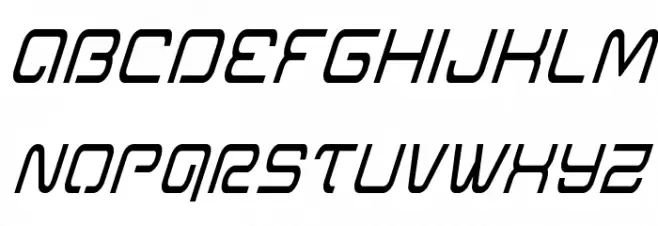 Miracle Mercury Condensed Italic फ़ॉन्ट लोअरकेस
