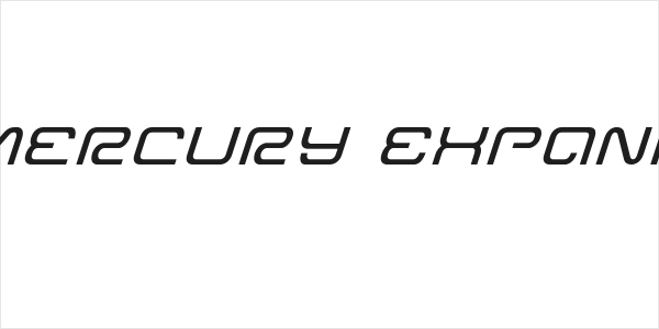 Miracle Mercury Expanded Italic Logo