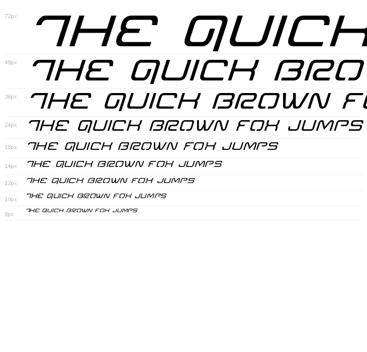 Miracle Mercury Expanded Italic Waterfall