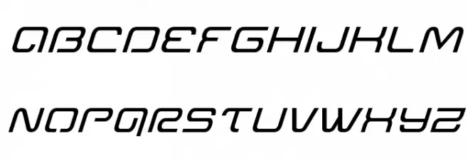 Miracle Mercury Expanded Italic Fonte MINÚSCULAS
