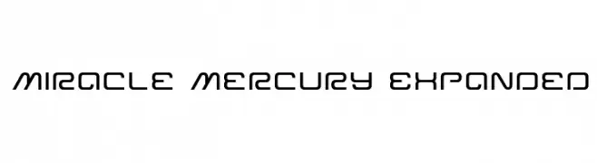 Miracle Mercury Expanded  baixar fontes gratis