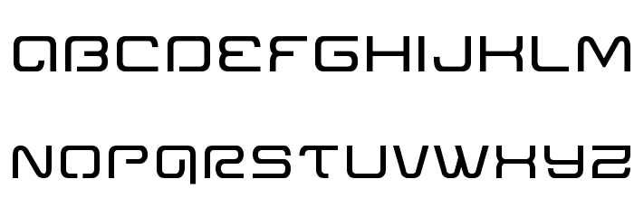 Miracle Mercury Expanded Font LOWERCASE