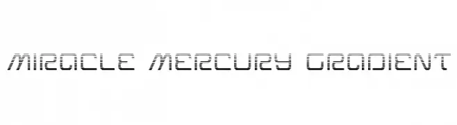 Miracle Mercury Gradient  baixar fontes gratis