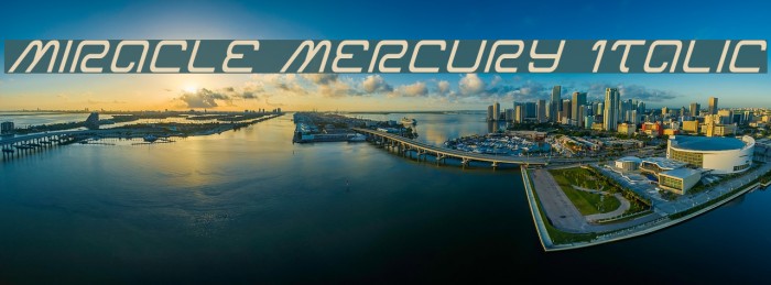 Miracle Mercury Italic Example 2
