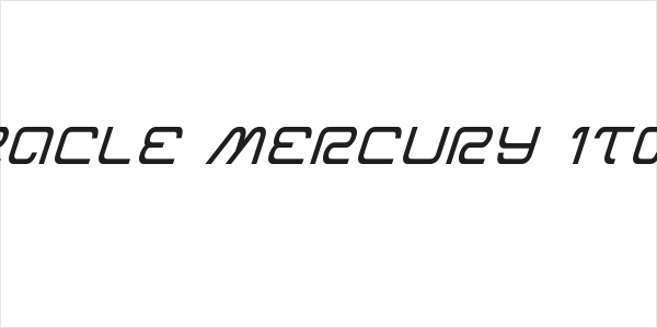 Miracle Mercury Italic Logo