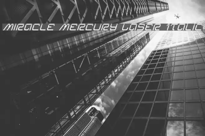 Miracle Mercury Laser Italic Example 3