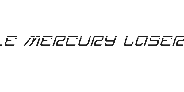 Miracle Mercury Laser Italic Logo