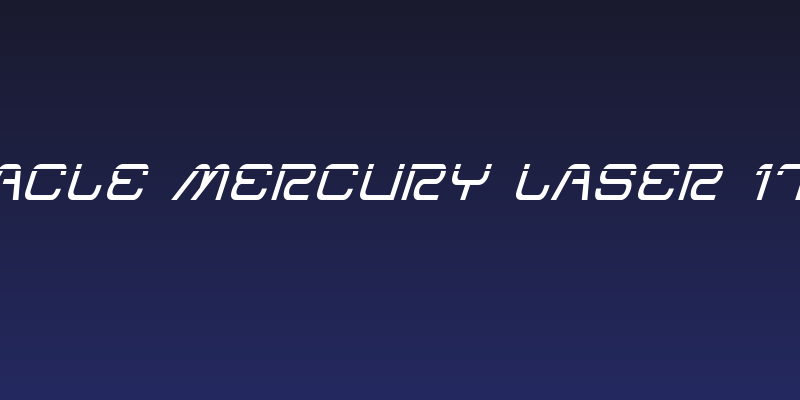 Miracle Mercury Laser Italic Social Header
