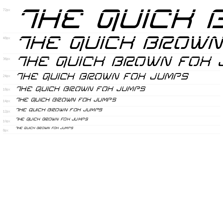 Miracle Mercury Laser Italic Waterfall