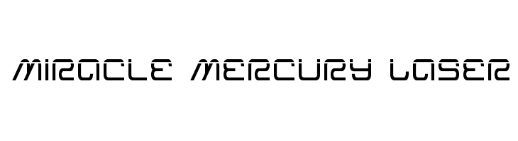Miracle Mercury Laser  Скачать бесплатные шрифты