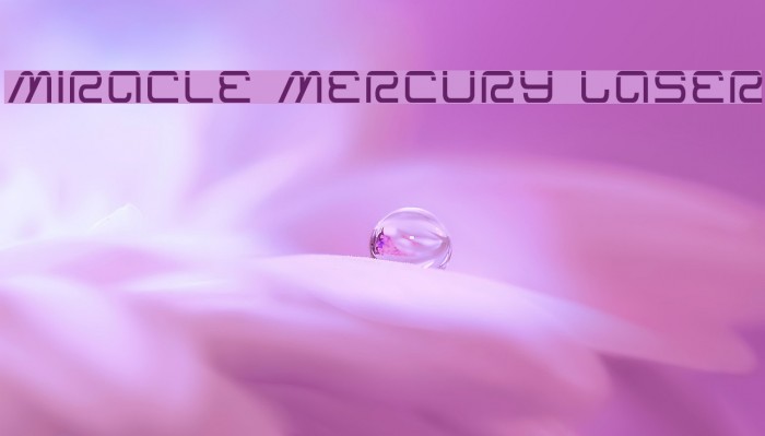 Miracle Mercury Laser Font examples