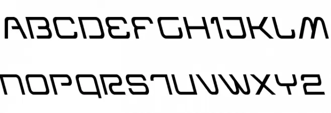 Miracle Mercury Leftalic Schriftart Groß