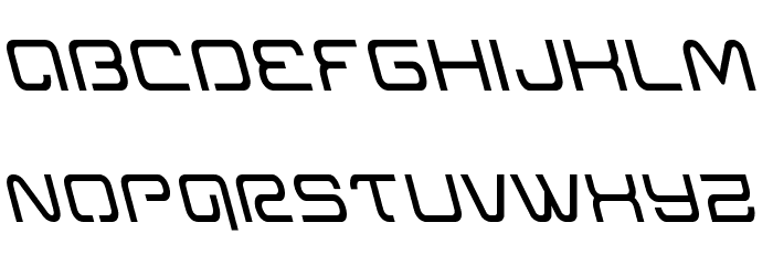 Miracle Mercury Leftalic Font LOWERCASE