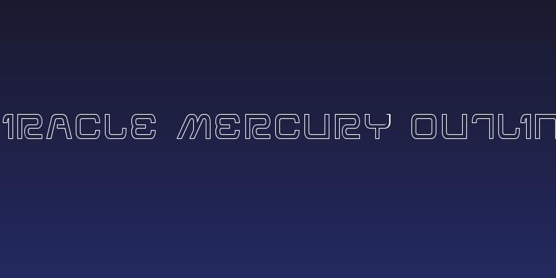 Miracle Mercury Outline Social Header