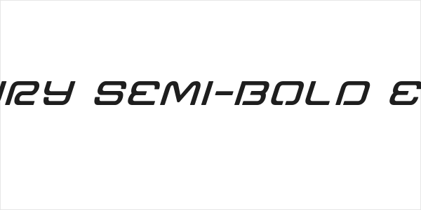 Miracle Mercury Semi-Bold Expanded Italic Logo