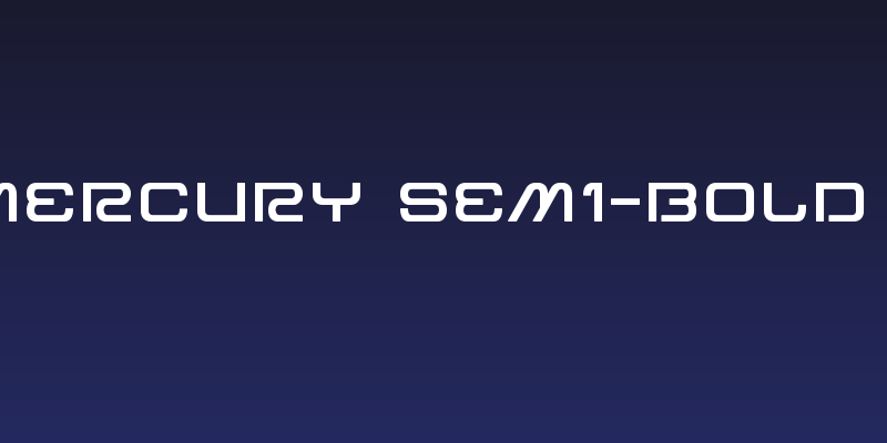 Miracle Mercury Semi-Bold Expanded Social Header