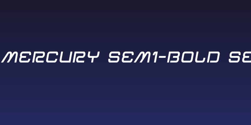 Miracle Mercury Semi-Bold Semi-Italic Social Header