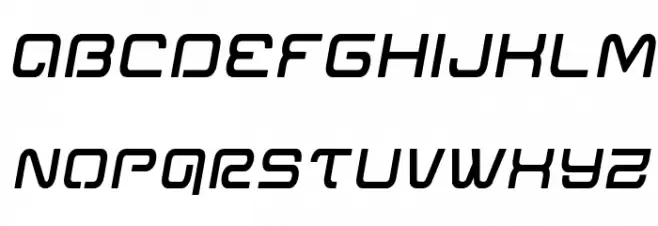 Miracle Mercury Semi-Bold Semi-Italic Font Litere mici