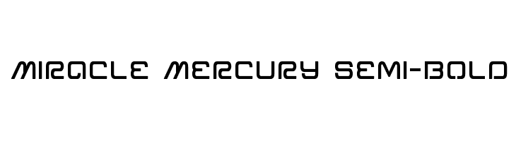 Miracle Mercury Semi-Bold  لخطوط تنزيل
