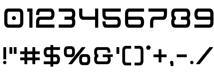 Miracle Mercury Semi-Bold Font OTHER CHARS