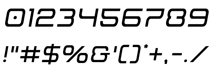Miracle Mercury Semi-Italic Font OTHER CHARS