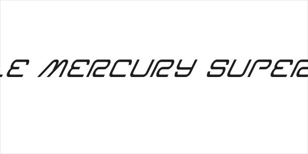Miracle Mercury Super-Italic Logo