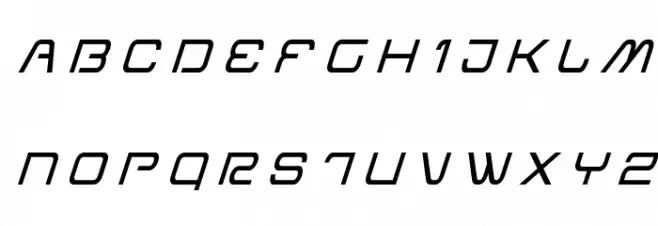Miracle Mercury Title Italic 字体 大写