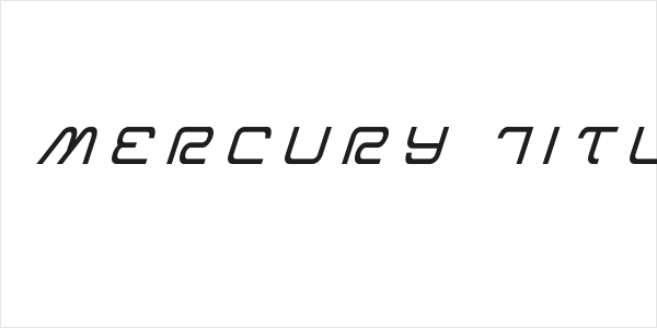 Miracle Mercury Title Italic Logo