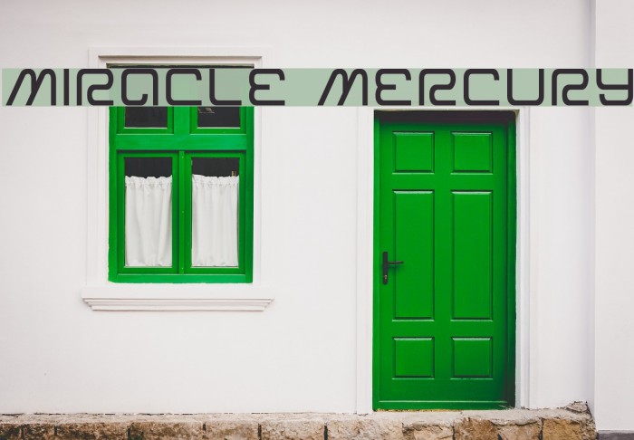 Miracle Mercury Font examples