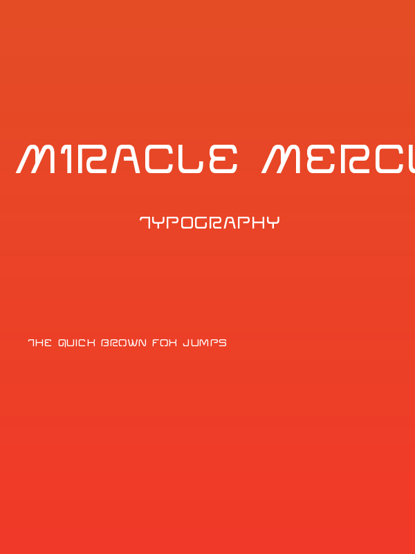 Miracle Mercury Poster