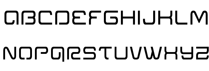 Miracle Mercury Font LOWERCASE
