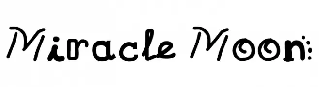 Miracle Moon  Frei Schriftart Herunterladen