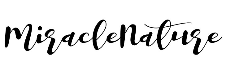 Miracle Nature  Free Fonts Download