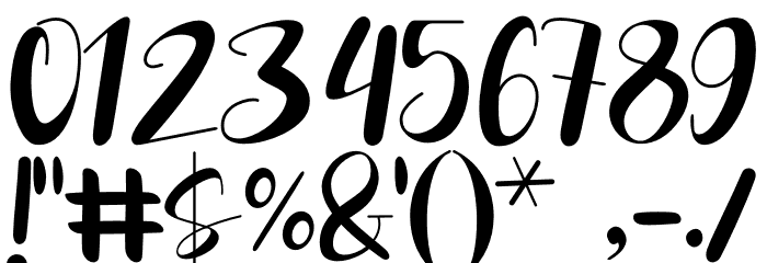 Miracle Nature Font OTHER CHARS