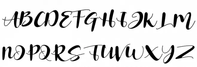 Miracle Nature Schriftart Groß