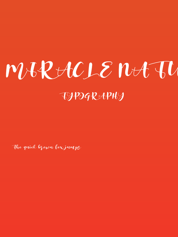 Miracle Nature Poster