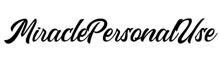 Miracle Personal Use  Descarca Fonturi Gratis